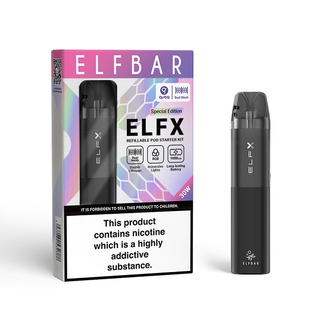ELFBAR推出ELFX系列的首款开放式设备