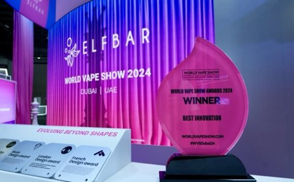ELFBAR荣获2024年迪拜世界电子烟展“最佳创新奖”
